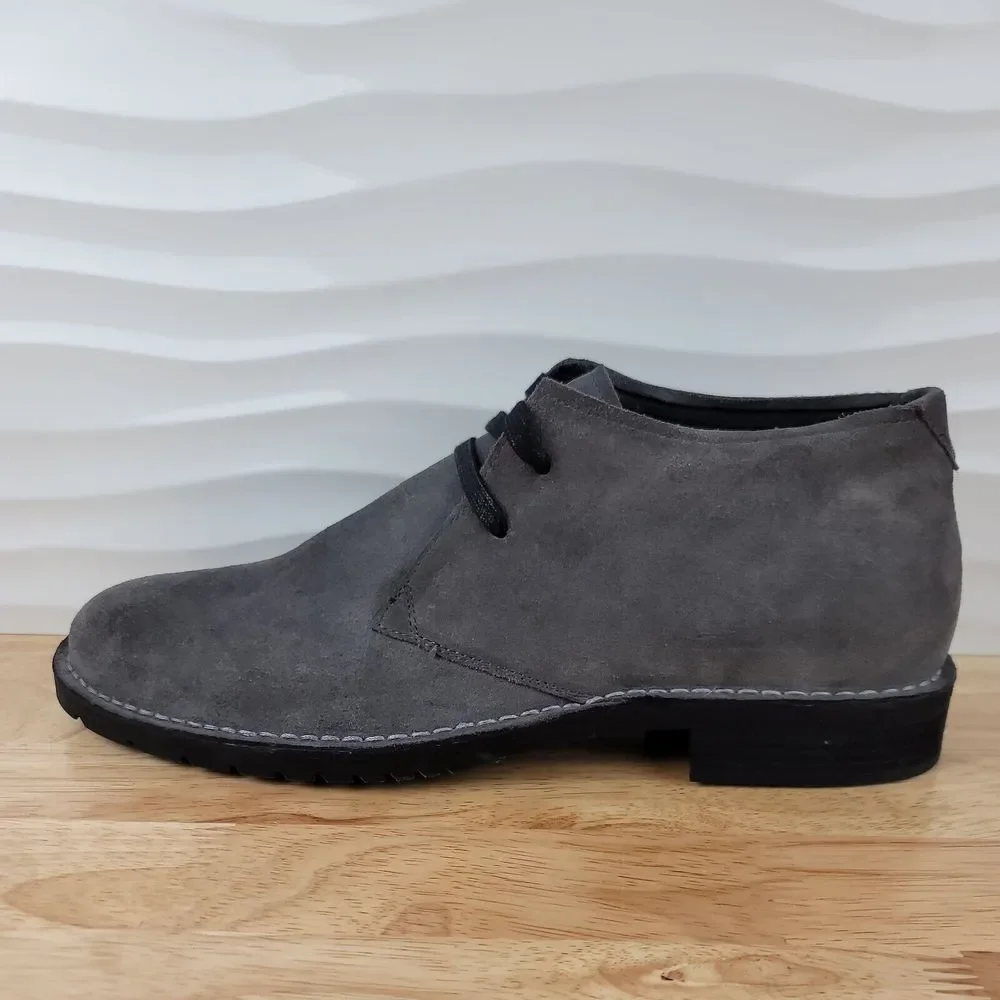 John Varvatos Star USA D Mens Size 13 Gray Suede Leather Chukka Desert Boots - Picture 4 of 16